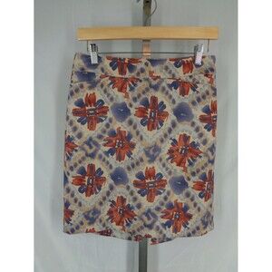 Banana Republic Floral Skirt Size 2